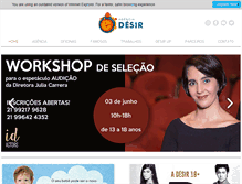 Tablet Screenshot of desir.com.br